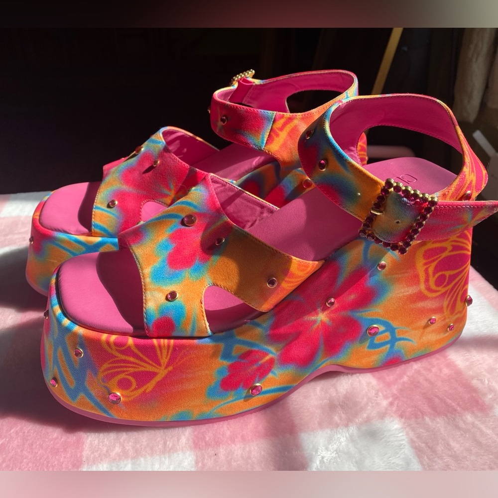 Club exx tropical platform sandal - Picture 4 of 5